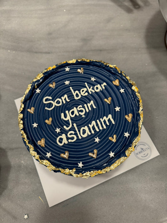 Son Bekar Yaşın Aslanım Pasta